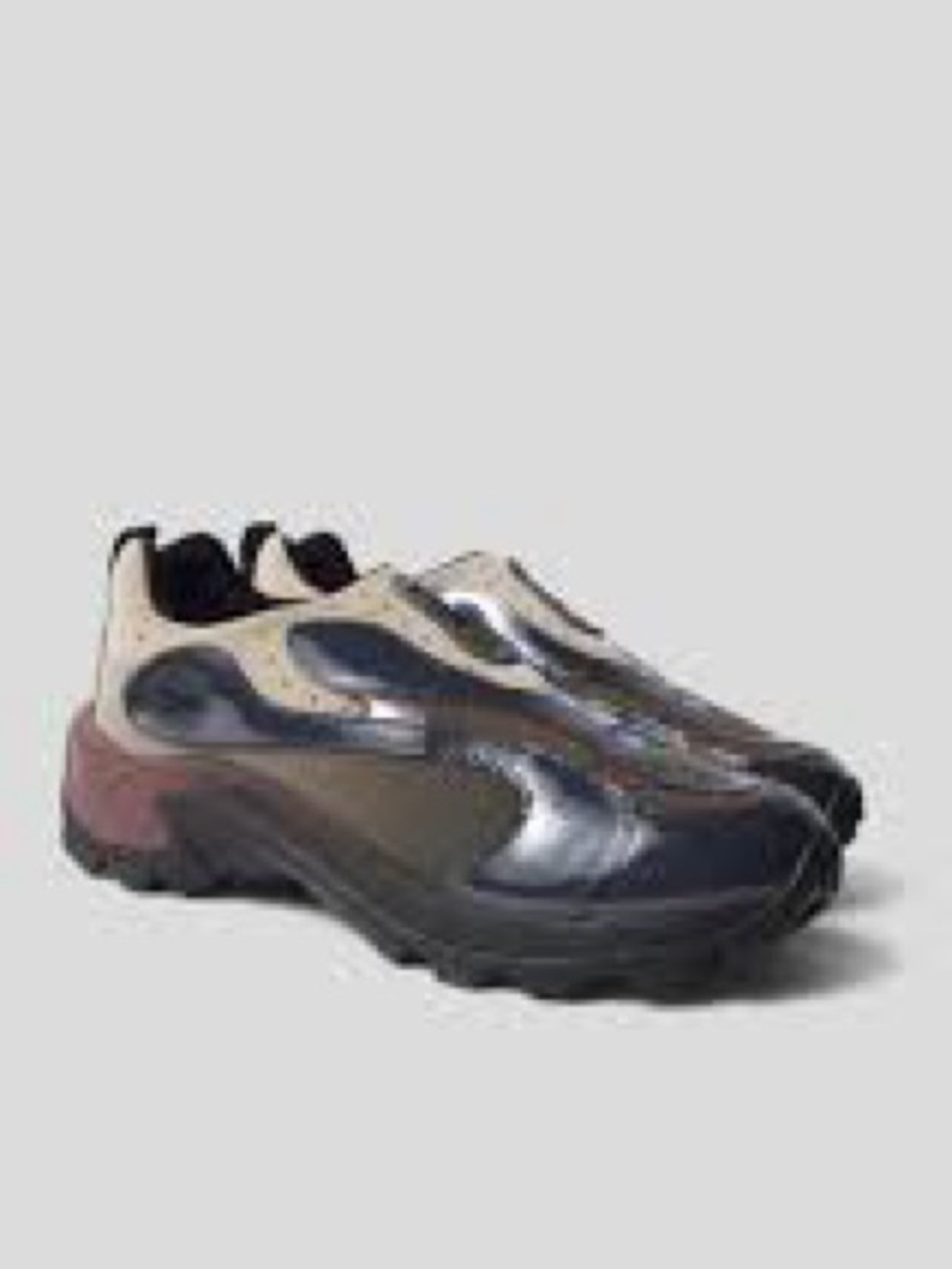 Merrell x Dime Moc Speed Streak Slip On Sneakers Tan Navy Men’s 15